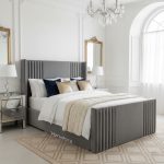 Birla Wing Bed Frame With Ottoman Storage & mattress Options